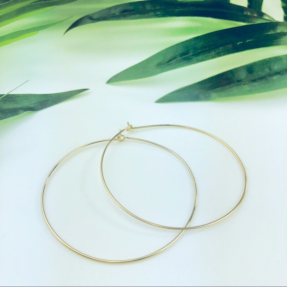 NEW Hoop Gold plated earrings